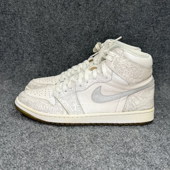 Jordan 1‎ Retro High Shoes Men\'s Size 11.5 30th Anniversary Laser White Grey main image 4